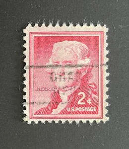 Grant, Nebraska Type 729 Precancel - 2 cents Jefferson - U.S. #1033 - NE - Picture 1 of 1