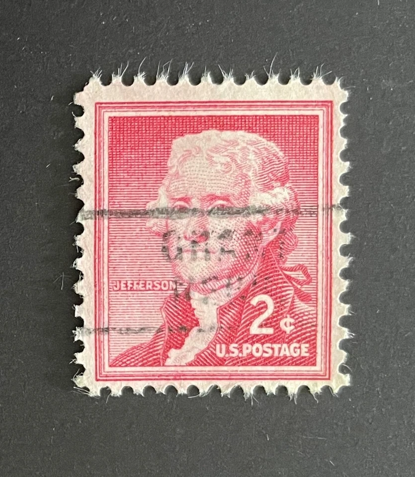 Grant, Nebraska Type 729 Precancel - 2 cents Jefferson - U.S. #1033 - NE - Image 1 of 1