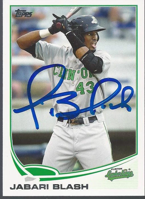 New York Yankees JABARI BLASH Signed 2013 Topps Card - Image 1 of 1