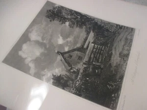 John Constable / David Lucas "A Cottage On A Cornfield" antiker Stich  - Bild 1 von 9