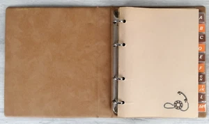AGENDA ANNI 80-PAGINE PLASTIFICATE - CON PREFISSI TELEFONICI - 22X19 CM - NUOVA - Zdjęcie 1 z 6