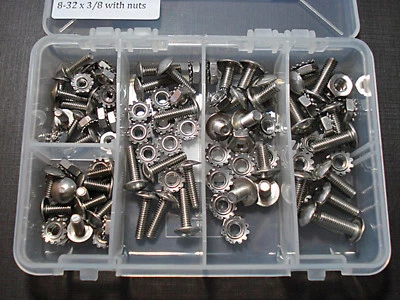 Surtido de tuercas de tornillo de remache de acero inoxidable 50 piezas para Chrysler DeSoto Plymouth  Foto 1 de 4