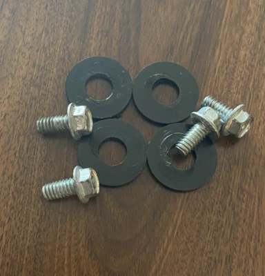 Conjunto de 4 parafusos originais para cadeira de fibra de vidro Herman Miller Eames - Imagem 1 de 2