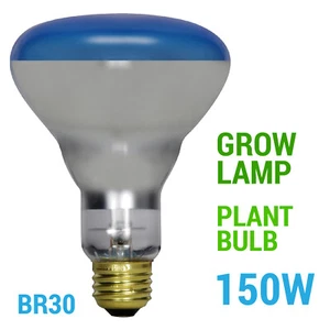 150R30/GRO Grow Lamp Plant Light 150W 120V Reflector Medium E26 Base - Picture 1 of 9