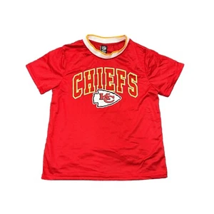 NFL Kansas City Chiefs Red Short Sleeve Size Small Kids Unisex Polyester NWOT - Picture 1 of 4