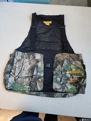 Whitewater Mens Vest M/L Forest Camo Hunting Adjustable Outdoors Hiking - Image 1 of 4