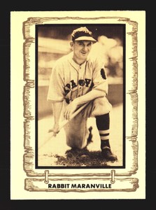 1980 Cramer Baseball Legends #72 Rabbit Maranville    Boston Braves