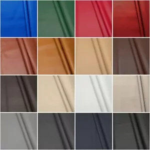 PVC Polster Kunstleder Rindsleder Optik uni 140cm breit Meterware Lederimitat - Bild 1 von 15