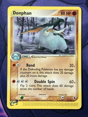 Donphan 17/109 -  Ex Ruby Sapphire - Rare 2003 Pokemon Card NM Near Mint 🐘💨 - Image 1 of 4