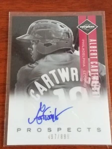 Albert Cartwright 2011 Limited Prospects Signatures #19 numbered 497/899 - Picture 1 of 1