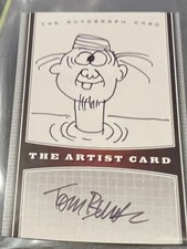 The Artist Card Garbage Pail Kids Mad Magazine Artist Tom Bunk