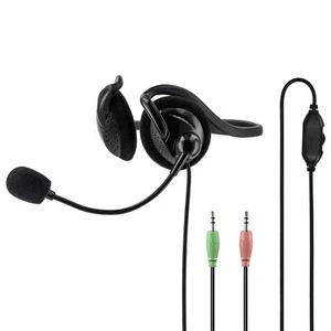 Hama PC Office Headset Nackenbügel 3,5mm Klinke On-Ear bügel Kophörer Mikrofon - Bild 1 von 7