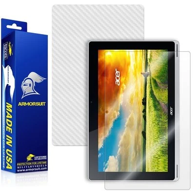 Protetor de Tela ArmorSuit Acer Aspire Switch 11 (SW5111) + Fibra de Carbono Branca - Imagem 1 de 4