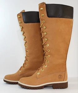 Timberland Tall Boots, 14" Waterproof Leather Boots, Size 7, WAS $200 *NEW!* - Picture 1 of 13