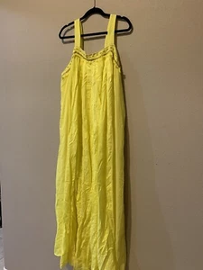 NWT LANE BRYANT SUNSHINE YELLOW ANGELIC MAXI DRESS SZ 22/24 - Bild 1 von 6