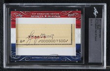 2017 Leaf Sports Icons Cut Signatures /23 Lenny Moore Auto HOF