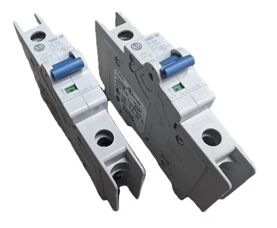 2 Allen Bradley 1489-M1D050 Miniature Circuit Breaker 5A 1Pole 480Y/277Vac NEW - Image 1 of 4