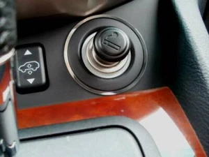 Anello cromato D Lexus RX per accendisigari - acciaio inox lucido - Foto 1 di 3