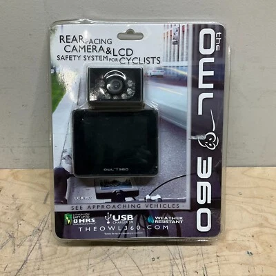 The Owl 360 LCX3600 Rear Facing Camera & LCD Safety System for Cyclists - Image 1 of 4