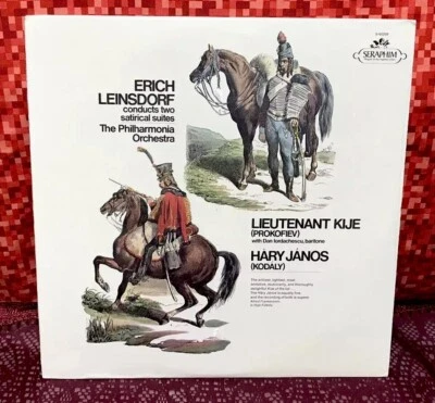 1960 Erich Leinsdorf “Lieutenant Kije / Kodaly” Seraphim S-60209 LP (Sealed) - Image 1 of 4