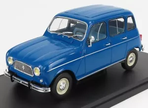 MODELLINO AUTO STATICO RENAULT R4L 1964 BLU MODELLISMO SCALA 1/24 - Foto 1 di 5
