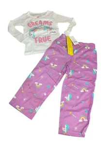 Girls Size 4 Carter's 2-Piece Unicorn Snug-Fit Pajama Set - Picture 1 of 5