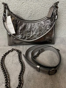 Coach Juliet Shoulder Bag 25 Crossbody Metallic Valentines Day - Picture 1 of 18