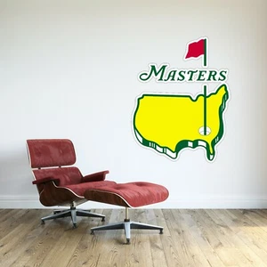 Masters Golf Logo Wall Decal Car Garage Sport Golf Art Mural Vinyl Sticker - Picture 1 of 2