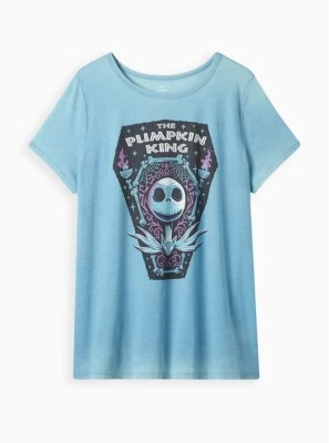 Torrid Disney NBC Shirt Nightmare Before Christmas Blue NWT New 2X - Image 1 of 4