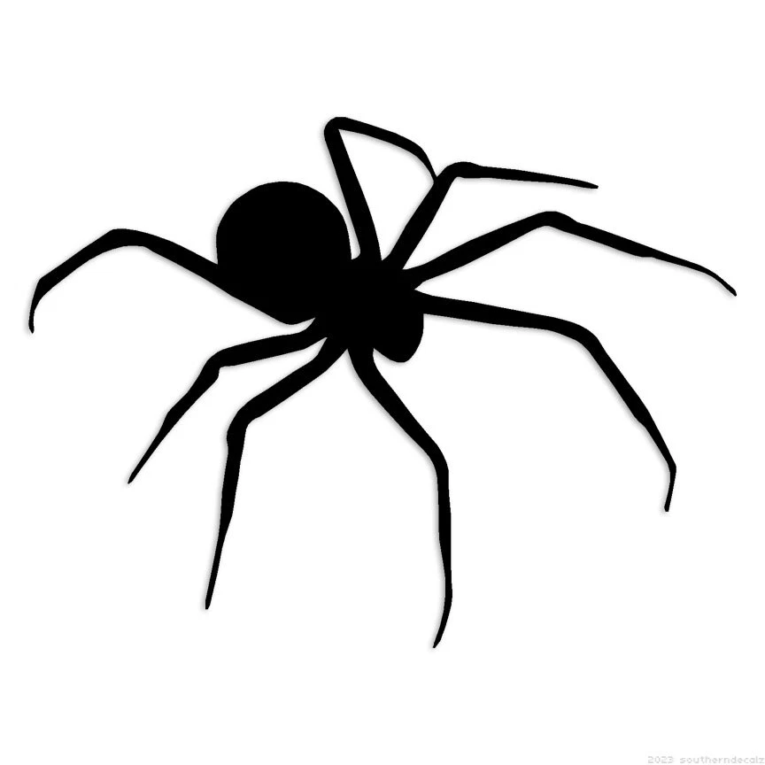 Araña Arácnido - Calcomanía Adhesiva - Varios Colores y Tamaños - ebn6689 Foto 1 de 1