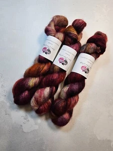 Yak Cloud yarn, Lace weight, 50 g, GARNET TWILIGHT - Picture 1 of 6