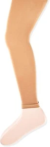 Capezio Girls' Big Footless Tight w Self Knit Waist Band, CaramelOne Size - Picture 1 of 2
