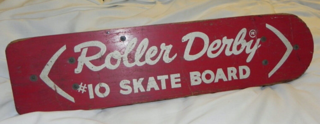 Vintage 1960's Era / Roller Derby / Surf-ari / Repainted / Wooden