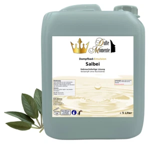 Dufte Momente | Dampfbad Emulsion 5 Liter | Salbei | gebrauchsfertig | vegan - Bild 1 von 8