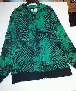 Boys Route 66 Brand Hooded Green & Black or Green & Black Jacket Size L XL - Picture 1 of 4