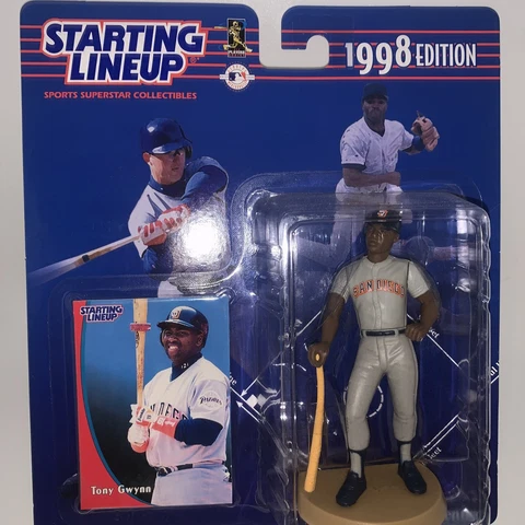 Vintage Tony Gwynn Starting 1998 Lineup Action Figure San Diego Padres MLB Cover