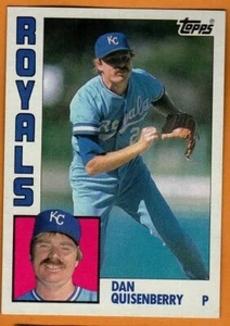 DAN QUISENBERRY(KANSAS CITY ROYALS)1984 TOPPS BASEBALL CARD - Picture 1 of 1