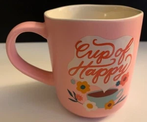 Opal House 14 fl. oz. TAZA DE CAFÉ "Cup of Happy" - Apta para lavavajillas y microondas - Imagen 1 de 6