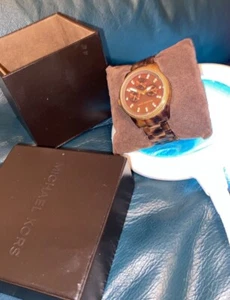 Michael Kors Kleid. Damen-Armbanduhr 5038 braun mit Box - Bild 1 von 17