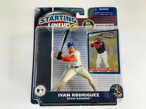 IVAN RODRIGUEZ Starting Lineup 2 MLB Texas Rangers SLU 2001 Action Figure *NEW* - Picture 1 of 4