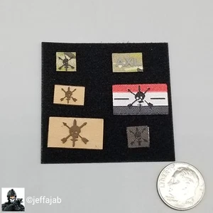 1:6 Easy & Simple Special Forces Group Crisis Response Force Patches Set - Picture 1 of 11