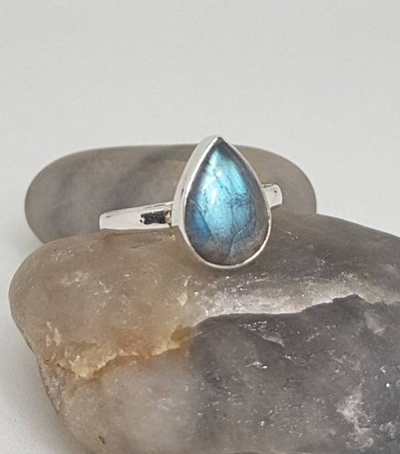 Labradorite 925 Sterling Silver Christmas Gift Ring Jewelry All Size K 100