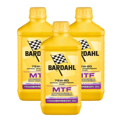 3 Litros BARDAHL Mtf 75W-80 Aceite Transmisión Manual Cambio Diferencial Api GL4 - Imagen 1 de 4