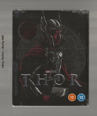 THOR - UK EXCLUSIVE MONDO ARTWORK 4K UHD + BLU RAY STEELBOOK - NEW & SEALED - Image 1 of 3