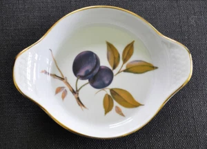 ROYAL WORCESTER EVESHAM GOLD W/PLUM ENGLAND AUGRATIN DISH - Picture 1 of 4