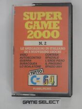 SUPER GAME 2000 N. 2 VIGILI CONTESA AUTOSCONTRO SPAZIALE GUERRA COMMODORE 64 C64