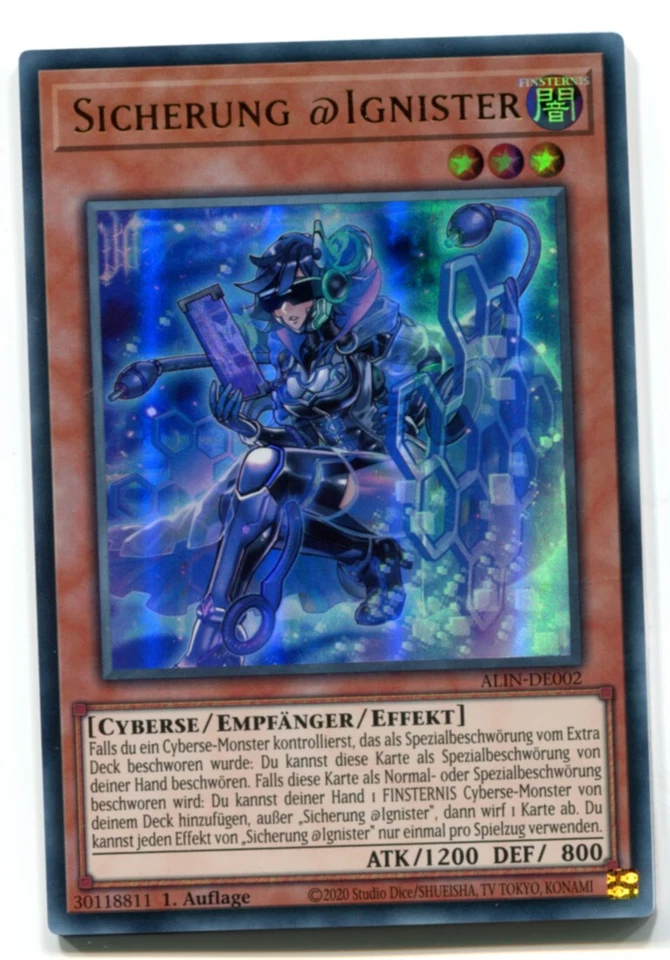 Yu-Gi-Oh! Sicherung @ Ignister Ultra Rare ALIN-DE002 - Bild 1 von 1