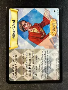 Harry Potter JCC 18/80 Oliver Wood Quidditch Personaje Raro Casi Nuevo - Imagen 1 de 2