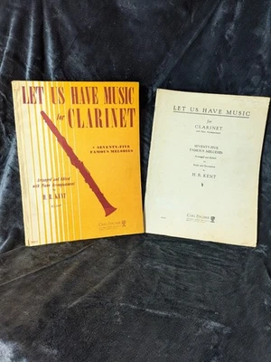 (2) Let us Have Music for Clarinet H R Kent Sheet Music 1941 Ephemera  - Image 1 of 4