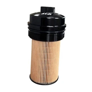  Tapa de filtro de aceite 3C3Z-9G270-BA y reemplazo de filtro de aceite FL2016 aluminio negro - Imagen 1 de 8